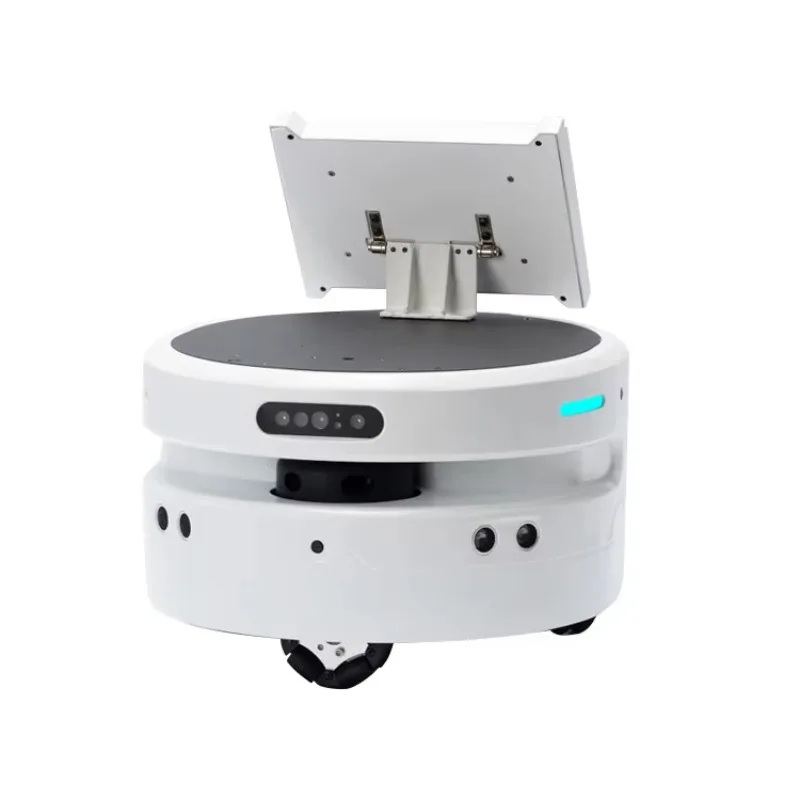 2025Gemini-O Programming Mini Rugged Round Obstacle Avoidance SDK Smart RC Education Modular Robot 3-Wheel Drive Omini Chassis