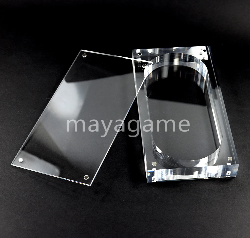 لعبة وحدة التحكم عالية الشفافية الاكريليك ، غطاء مغناطيسي ، صندوق تخزين العرض ل PSV1000 ، PSV2000 ، PSP1000 ، 2000 ، 3000 ، 1 قطعة