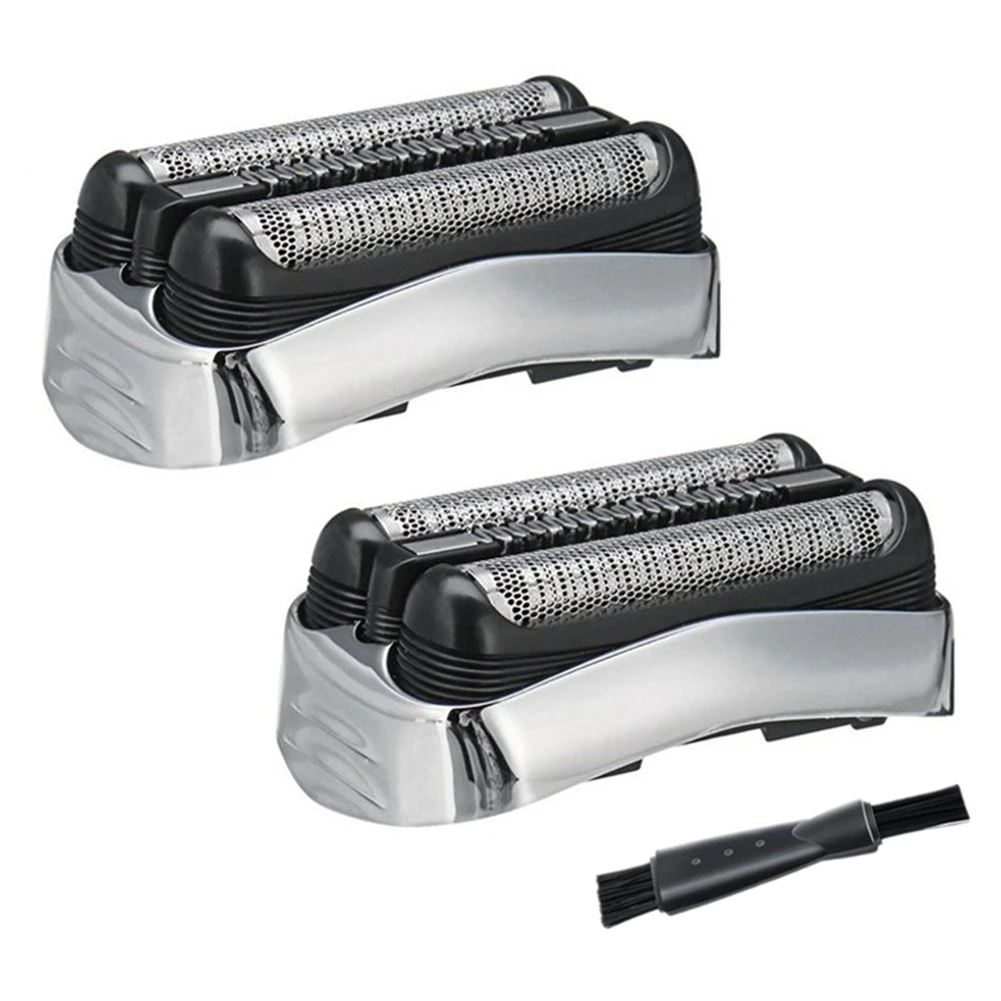 Cabeça de substituição para Braun Shaver, Série 3, 21S 32S 320S-4 330S-4 340S-4 350CC-4, 2 peças