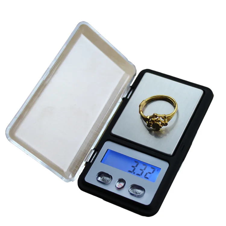 Mini Jewelry Scale Electronic Scale 0.01g Portable Gold Balance, Precise Tea Chinese Herbal Medicine Baking Pocket