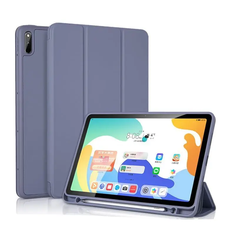V-MOTA Flat Protect Cover Compatible with Huawei MatePad 10.4 inch Tablet,PU Leather Fit Auto Wake/Sleep Smart /with Pen Slot