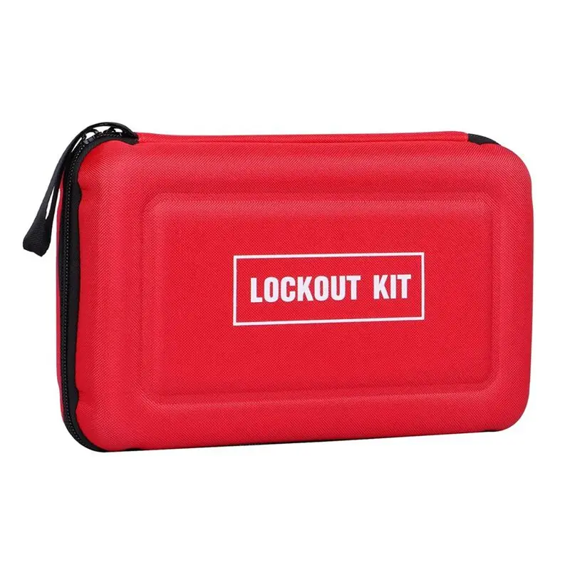 AT21-Locking Tag Kit Hasps Big Easy Lockout Kit Clamps And Universal Multi-Pole Circuit Breaker Locks, Security Padlocks, Plug L