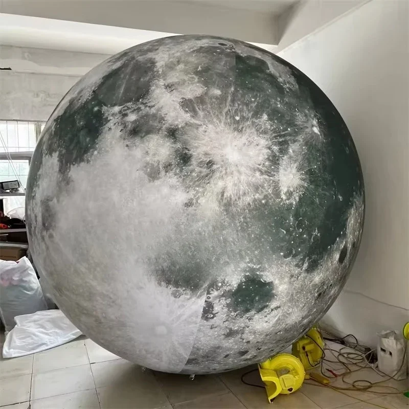 Super-sized custom balloons, Jupiter model balloons, space museum event display
