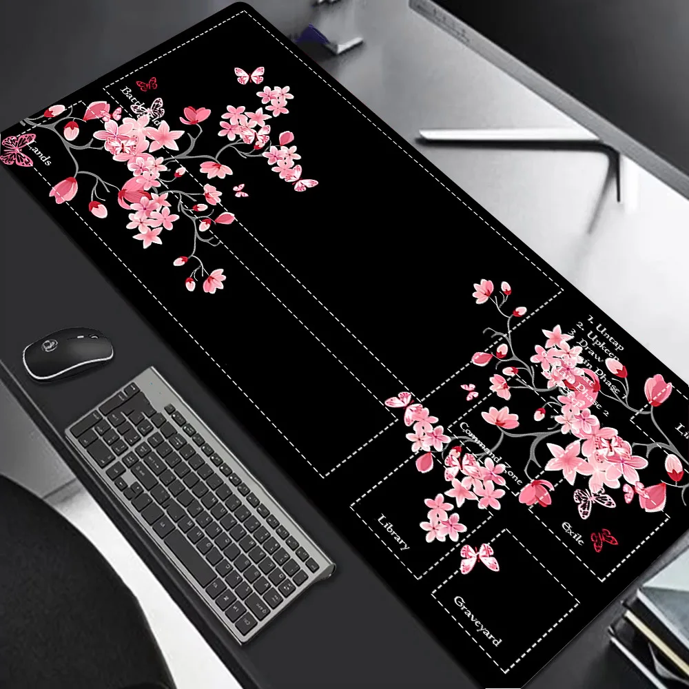 

Wave MTG gaming mat, 350x600x2mm mouse pad MTG MTG DTCG CCG RPG, collection card, soft rubber gaming carpet, combat games