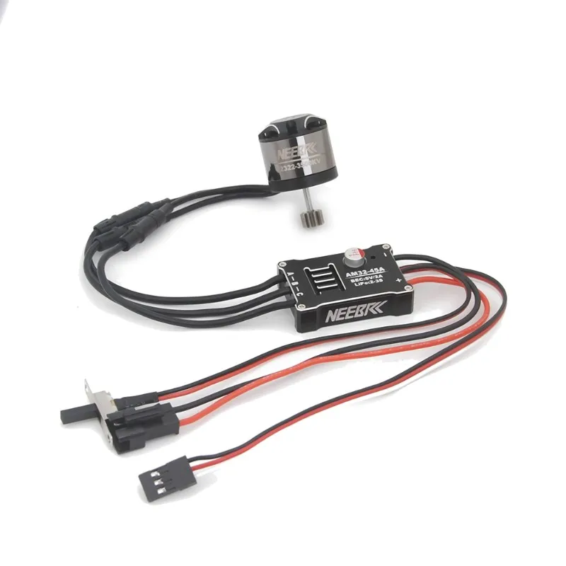 Best-NEEBRC 1/12 RC Crawler Car 2322 3500KV Brushless Motor + NEW AM32 45A ESC SM3.0 Plug For MN99 MN168 MN78 MN82 Upgrade Kit