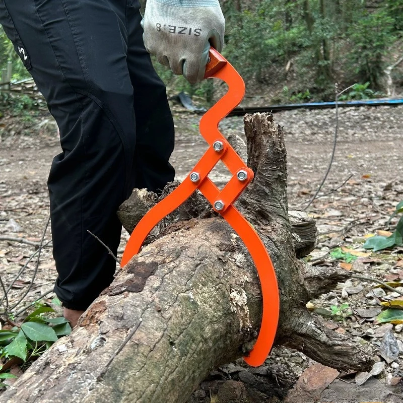 Round wood lifting clip, lifting hook, unloading pliers, wood mover, lifting hook