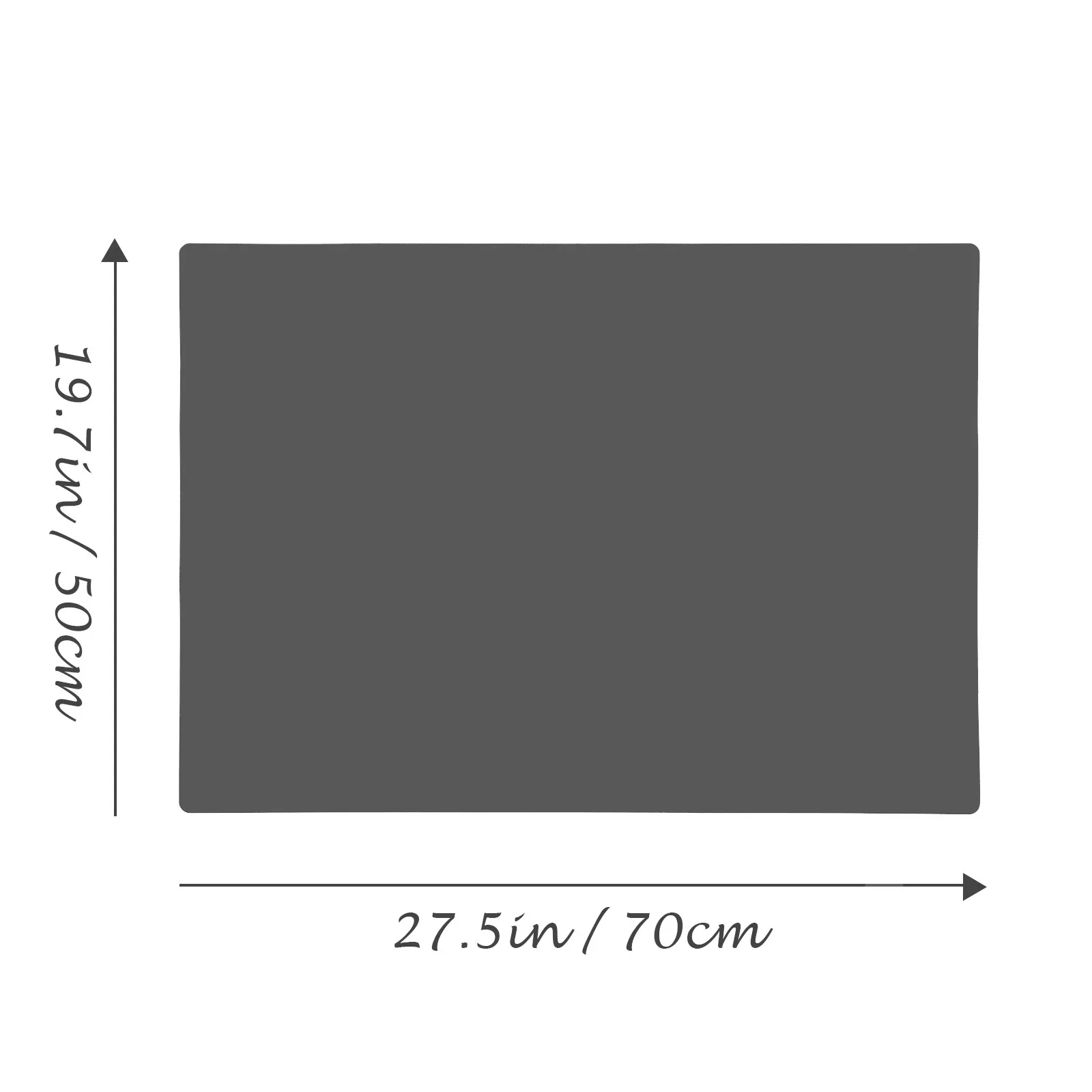 Silicone Place Mat Heat Resistant Non Slip Table Mat for Dining Kitchen Countertop Protection Scratch Proof Stain Resistant