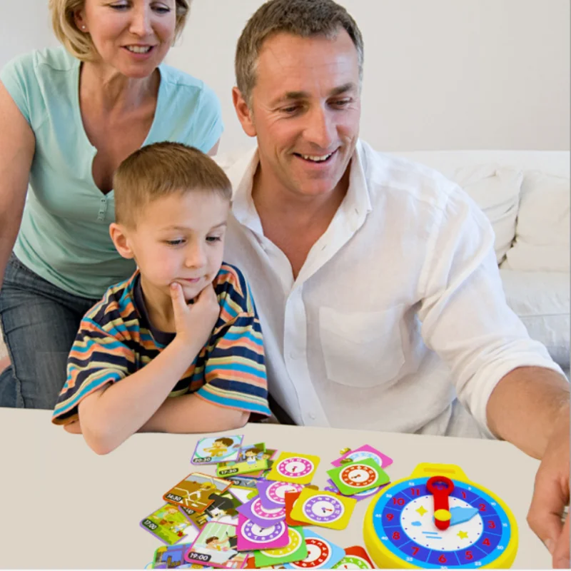 

Бумажные часы-головоломки, игрушки-будильник, часы для жизни, часы Монтессори, игры для раннего развития, обучающие игрушки, подарок для ребенка