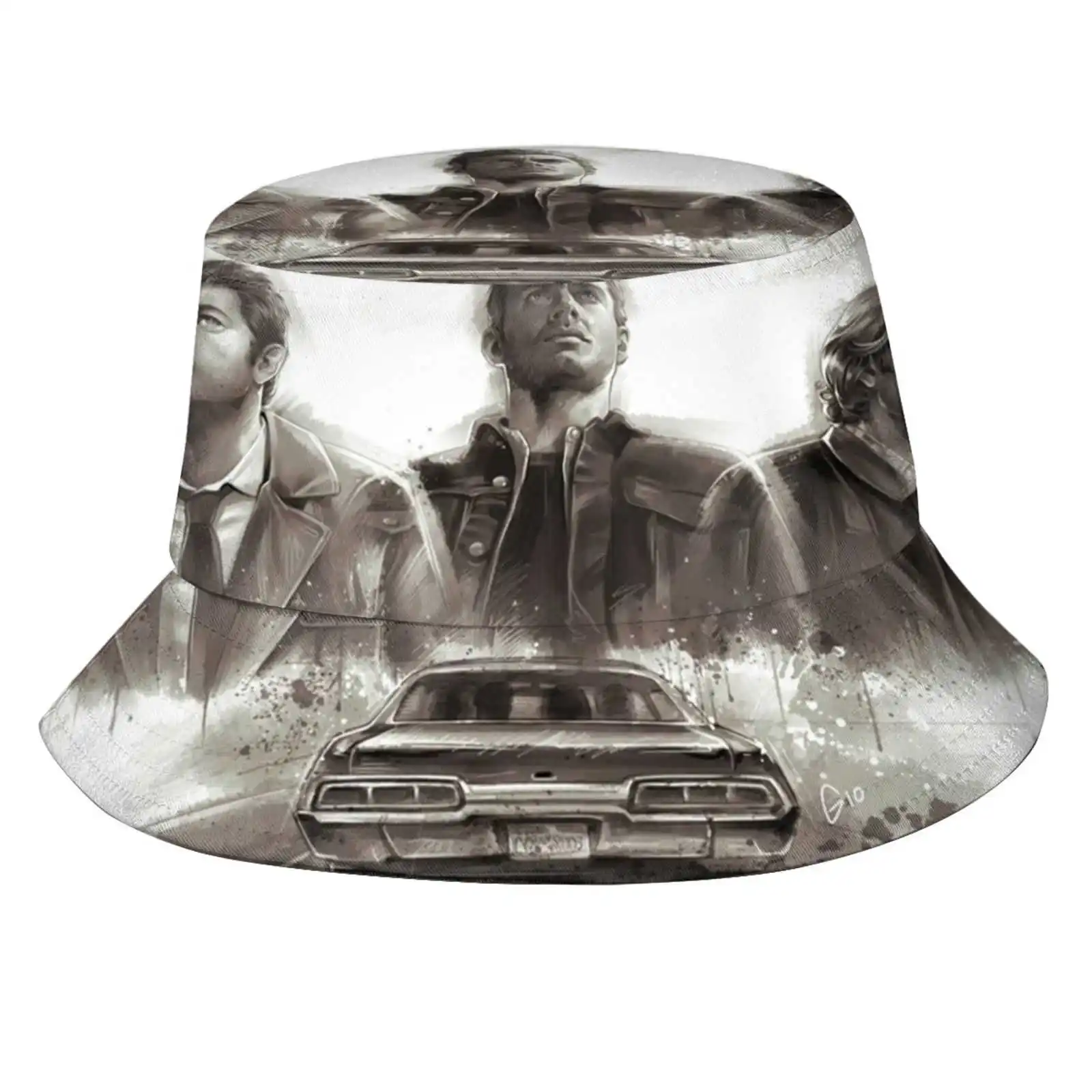 Supernatural - The Final Journey Sun Cap Fisherman Hat Bucket Hats Supernatural Spnfamily Spn15 Samwinchester Deanwinchester