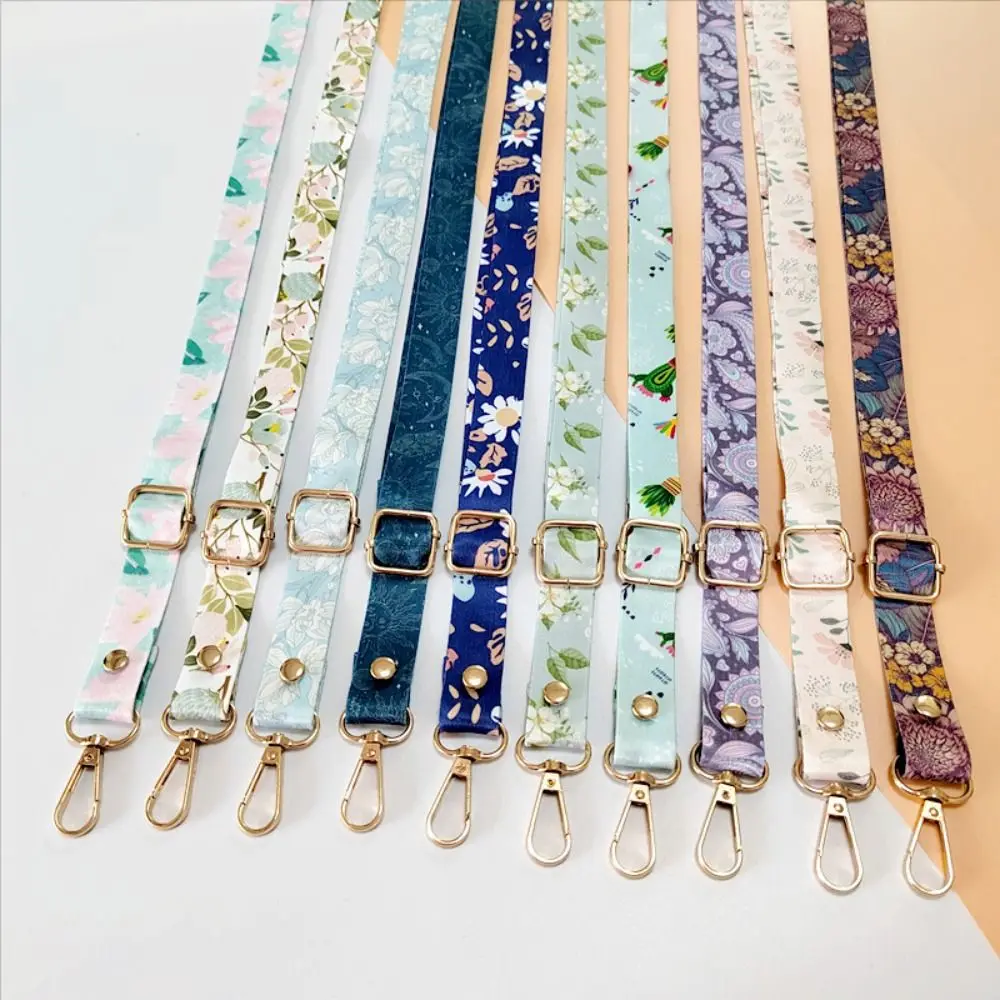 패션 꽃 휴대폰 랜야드, 범용 조절식 휴대폰 분실 방지 로프 걸이식 코드