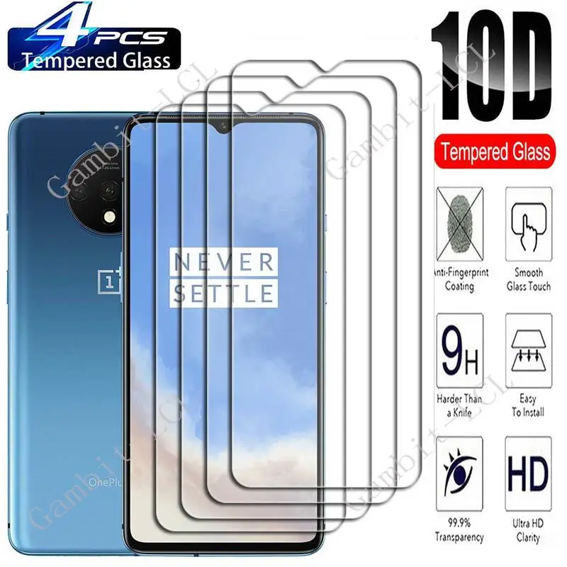 4 шт., защитное закаленное стекло для OnePlus 7T 6,55 дюйма, OnePlus7T One Plus HD1901 HD1903 HD1900