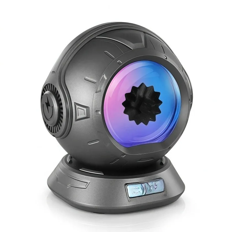 Rhythm Reactive Ferrofluid Bluetooth Speaker Pickup Ambient Lamp Desktop Ornament Bedside Audio Music Visualizer Magnetic Fluid
