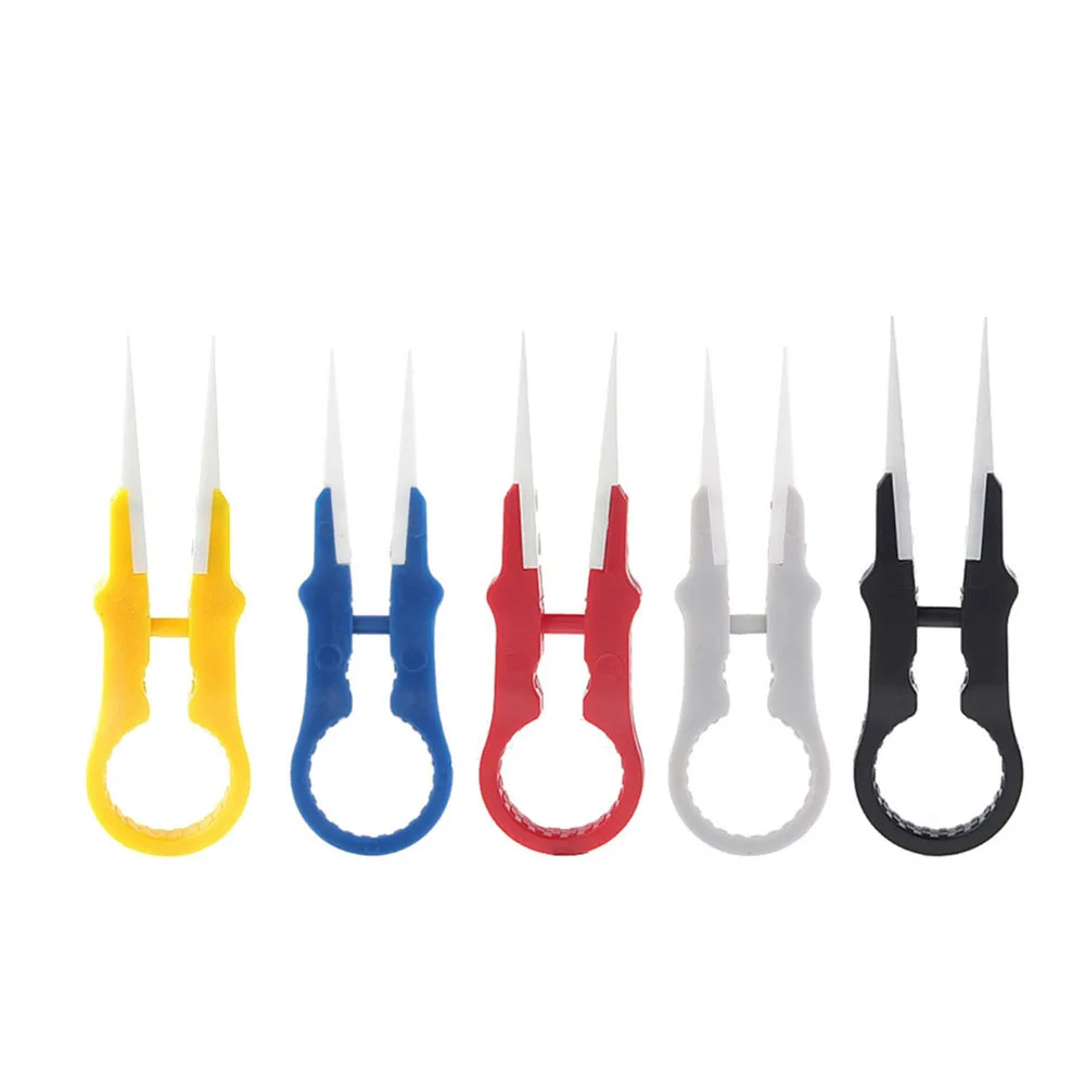 1Pcs Zirconia Ceramics + Plastic Tweezers V3 V5 High Temperature Insulation for Hand Tool Anti Static Teeth Opener