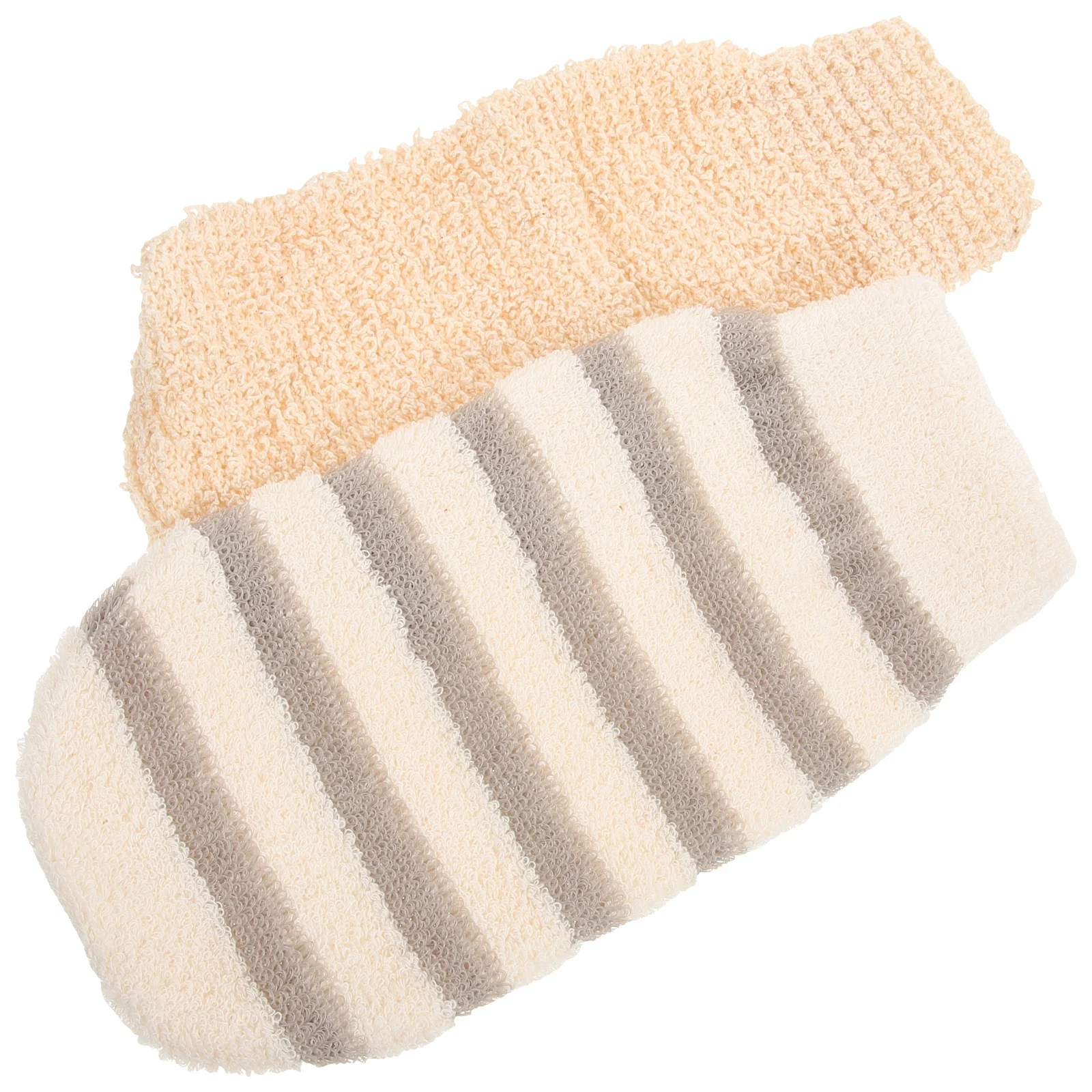 

2Pcs Skin Scrubbing Gloves Exfoliating Bath Mitt Cotton Shower Mittens Rich Foaming Body Scrub Gloves Skin Cleaning