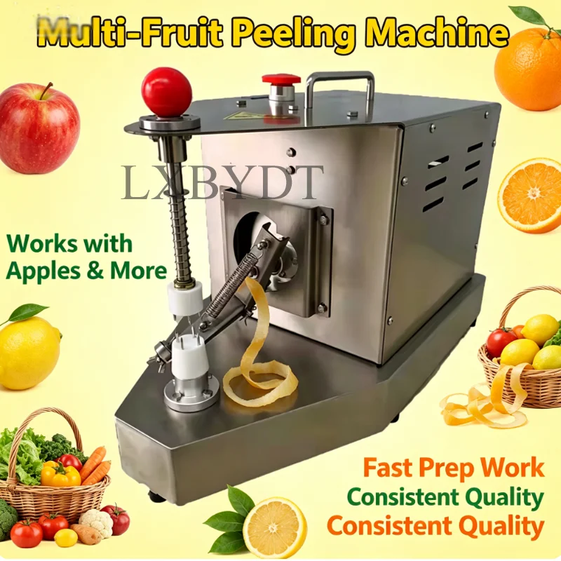 Commercial Small-Scale Fruit Peeling Machine for Lemons Kiwis Oranges Peaches Apples Persimmons and Pears