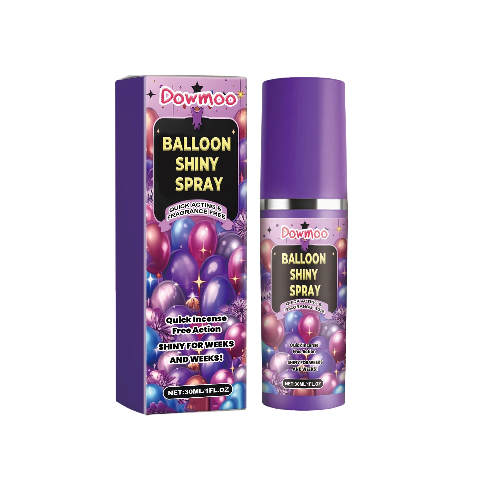 DOWMOO atmósfera globo superficie textura brillo anti oxidación duradero brillante Spray