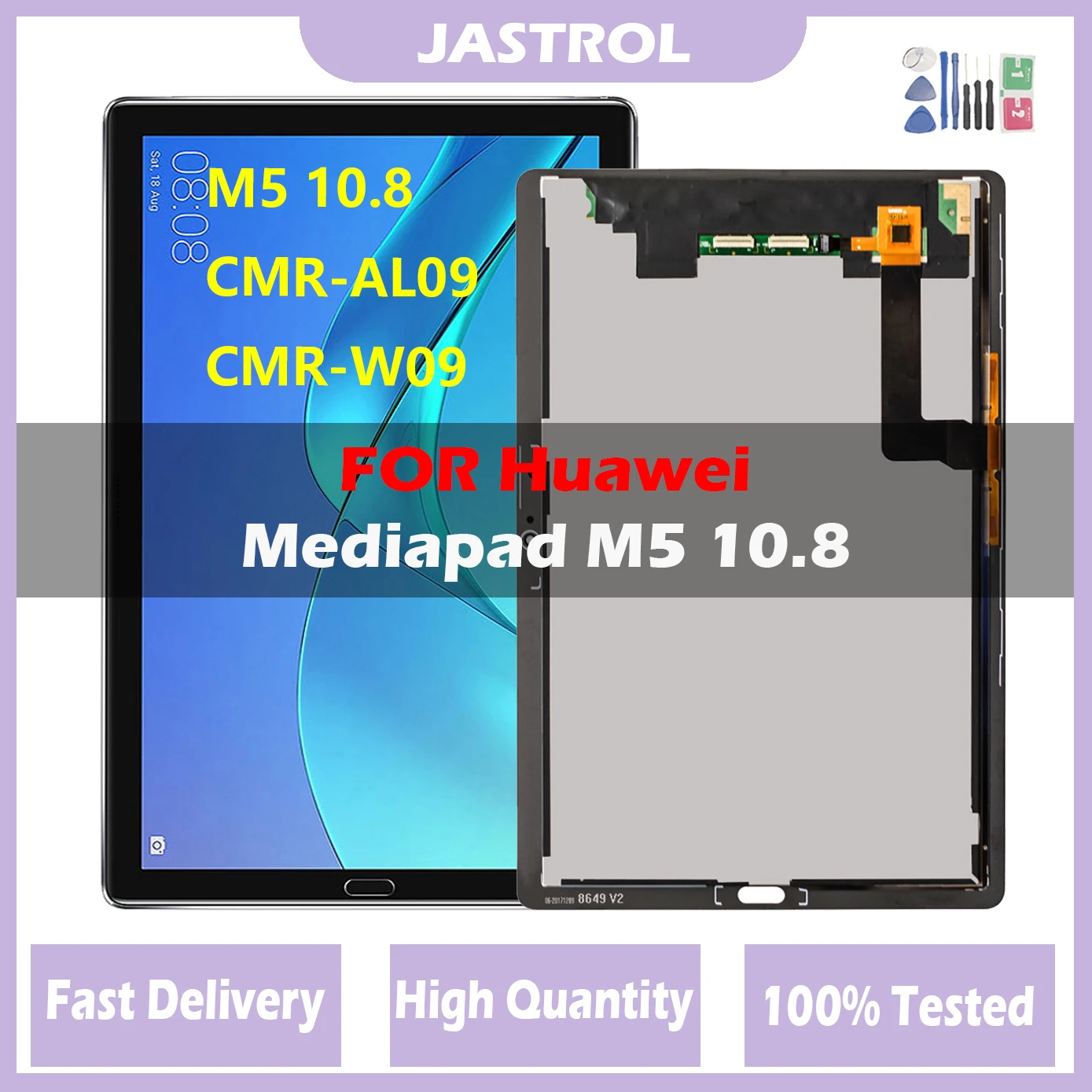 

LCD Display For Huawei MediaPad M5 10.8 CMR-AL09 CMR-W09 LCD Display and Touch Screen Digitizer Sensors Panel Assembly With Tool