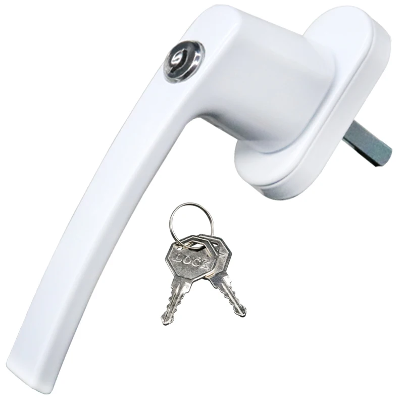 

Universal Aluminum Alloy Windows Handle Safe Security Key Locking Window Handle For Double Glazing Latches Door Handle Hardware