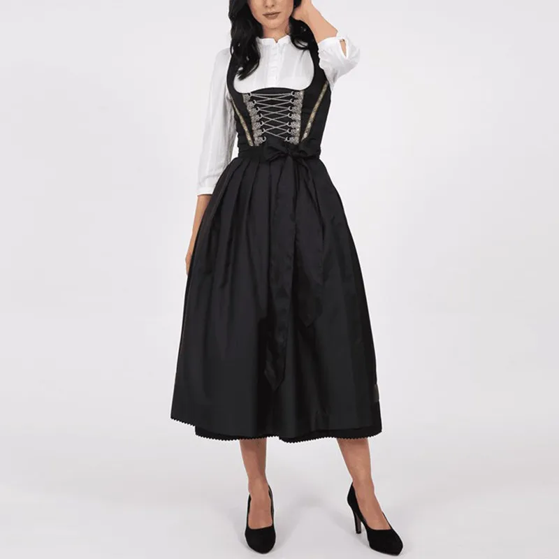 Disfraz de Camarera de Cerveza para loween, Vestido Largo para Mujer, Ropa de Actuación Escénica, orme, Fabricante Chi...