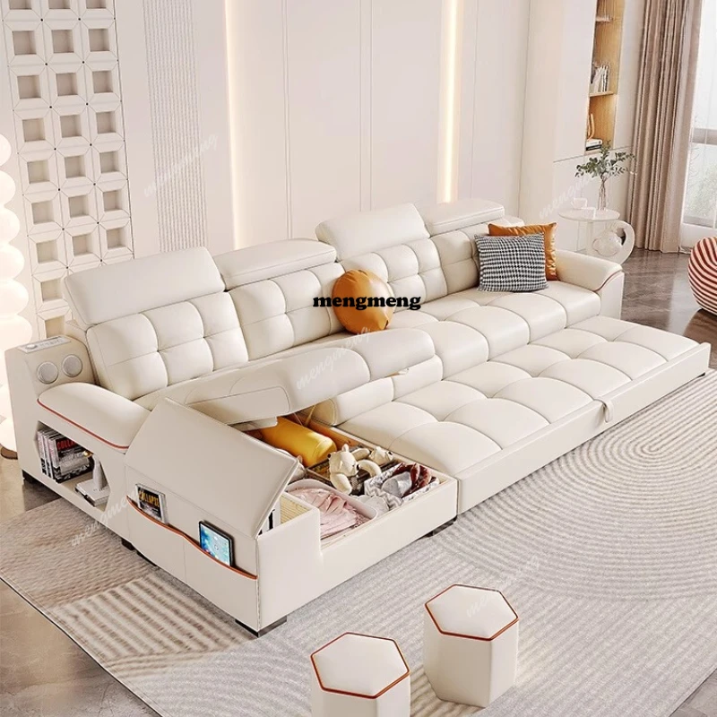 

Раскладные диваны для гостиной, многофункциональные, для квартир, дизайнерские, кожаные, для домашнего кинотеатра, мебель для дома