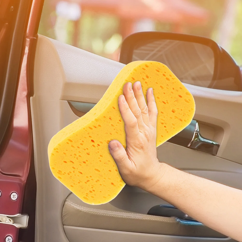

4Pcs High-Density Car Wash Sponges Soft Scratch-Free Vehicle Cleaning Efficient Water Absorption Car Detailing Marine Use