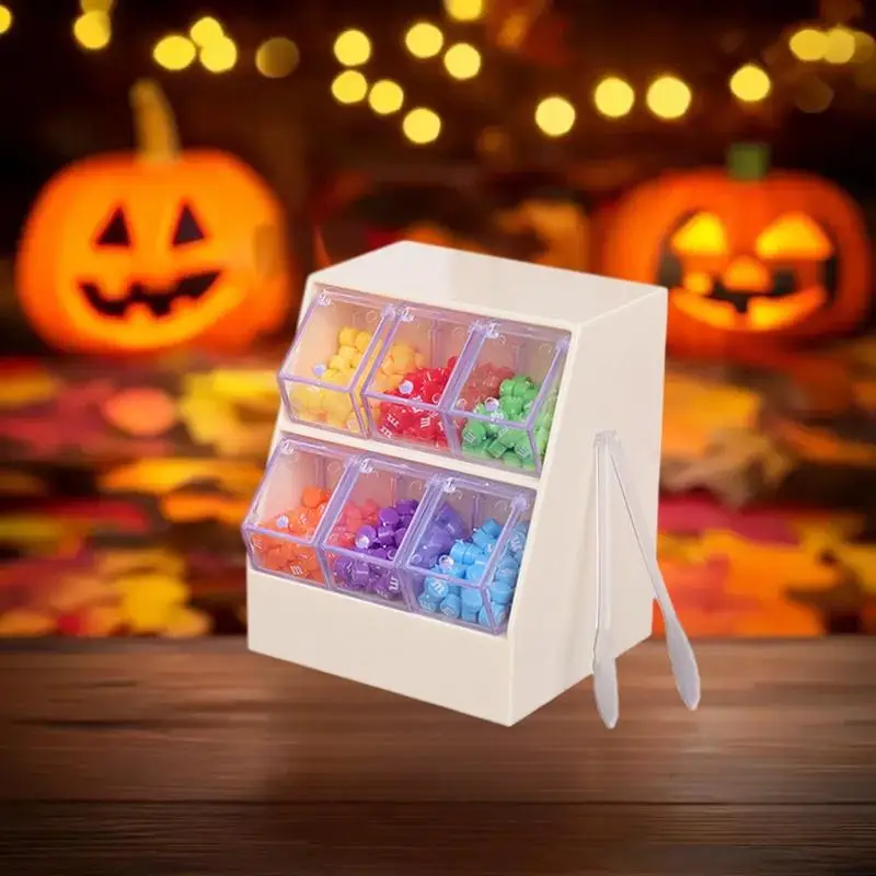 Dekoracja supermarketu dla mini domek dla lalek w skali 1/12, symulowany regał na słodycze i szafka z szufladami do tworzenia miniaturowych scen.