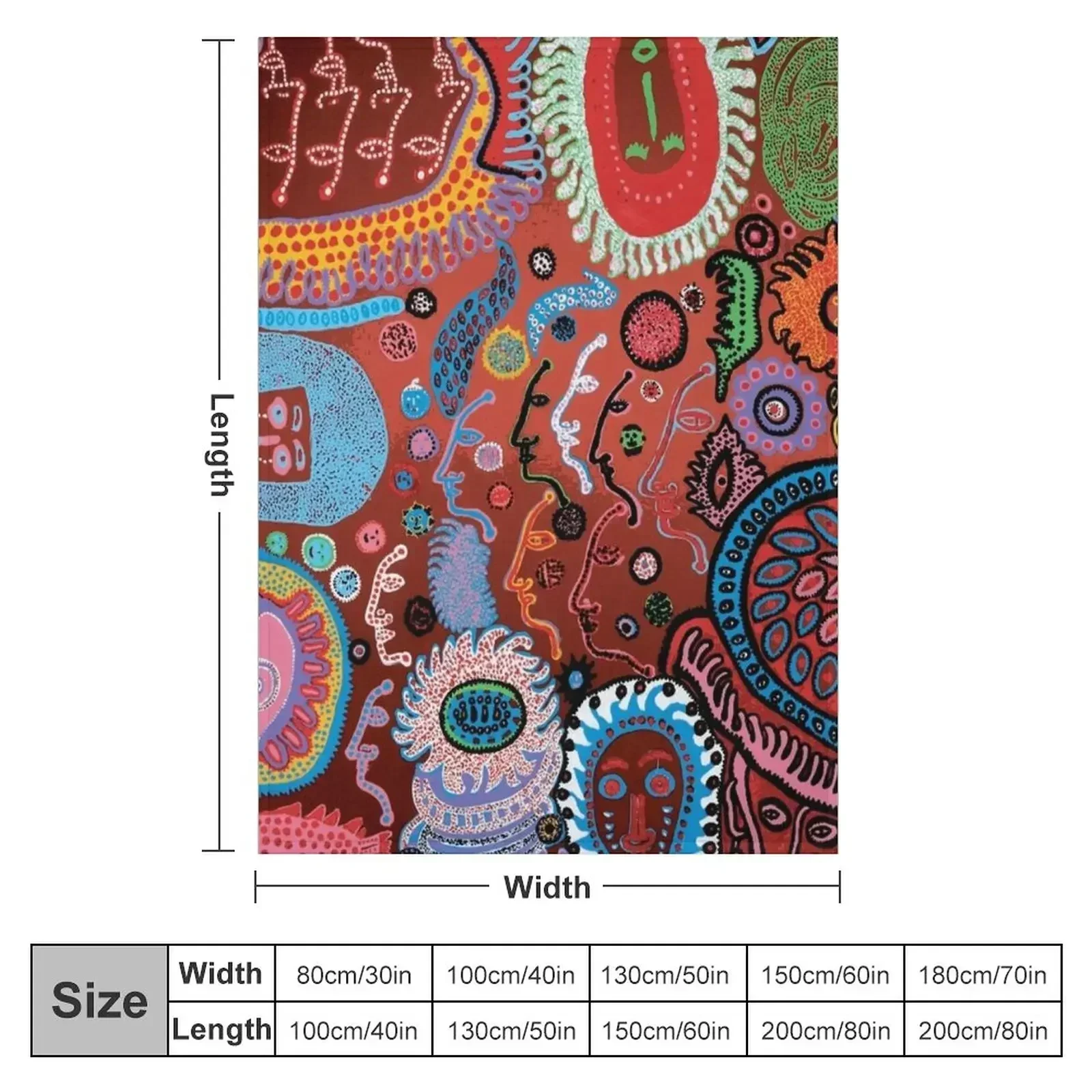 yayoi kusama fungus Throw Blanket Decorative Sofas Designers Winter beds Blankets