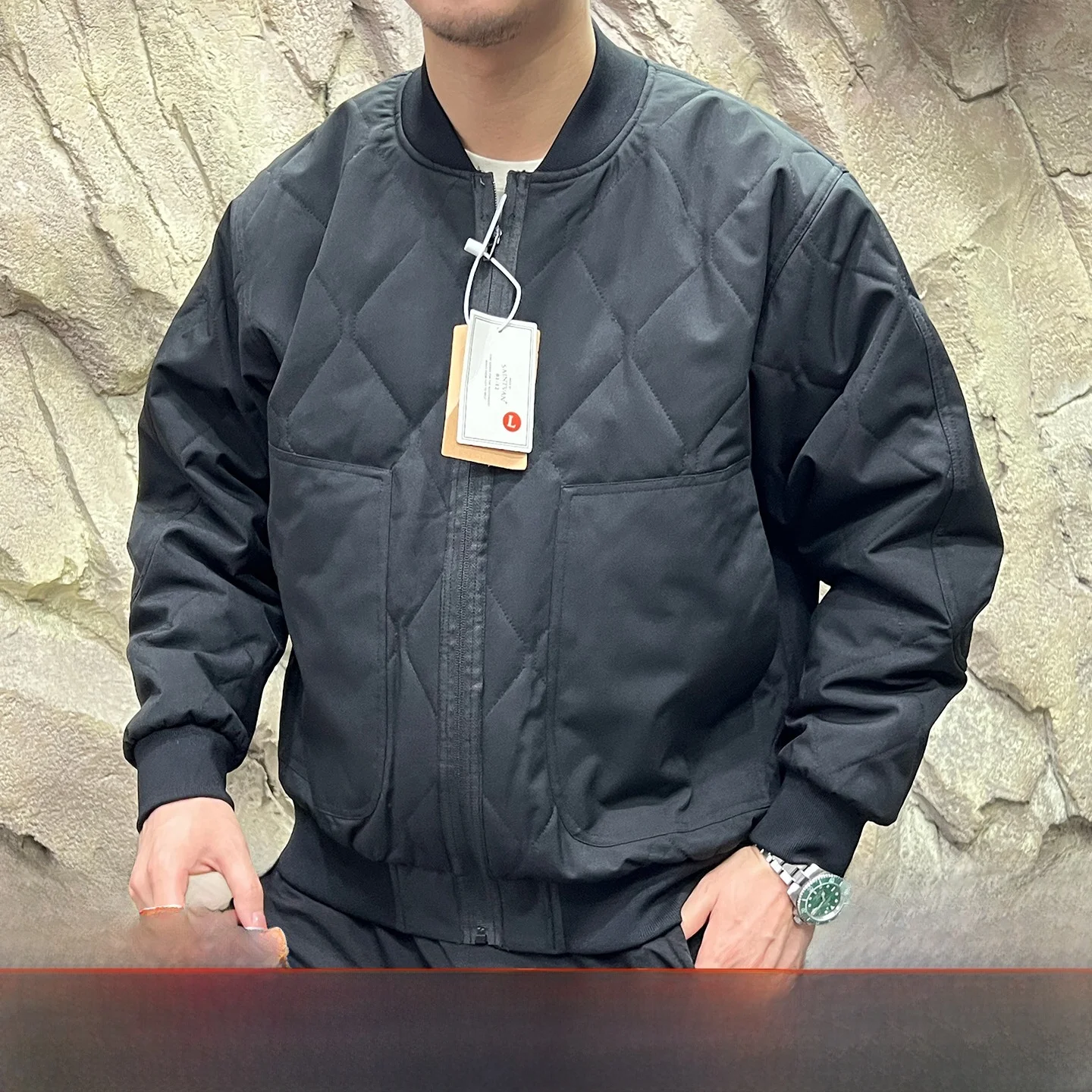 

Warmth And Sle: New 2025 Winter Men's And Women's Baseball Collar Cotton Jaet Coats Padded Polyester Stand Fit Trendy ...