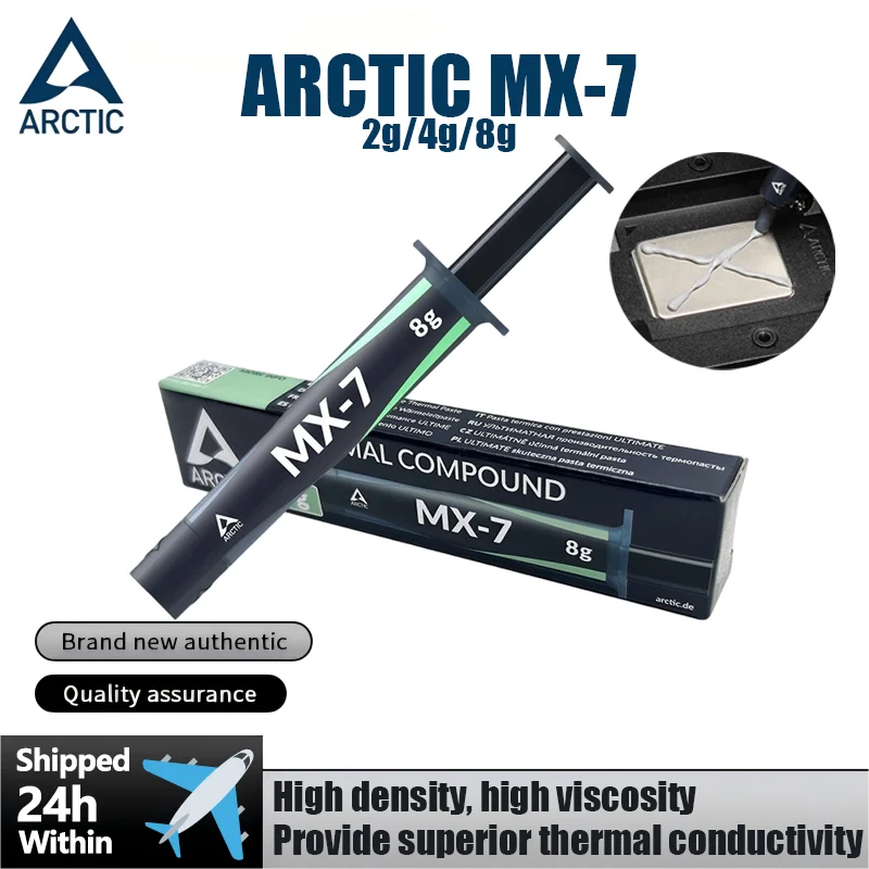 ARCTIC MX-7-궁극의 성능 열전도 페이스트 CPU 노트북 그래픽 카드용 - 높은 열전도성 장시간 지속