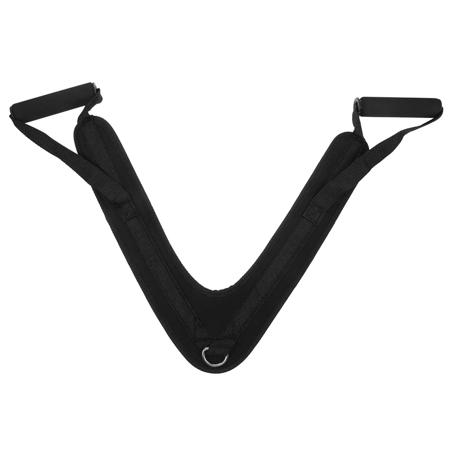 

Handle Triangular Shoulder Straps Fitness Belt Appendix Arm Bands for Workout Black Strength Trainer
