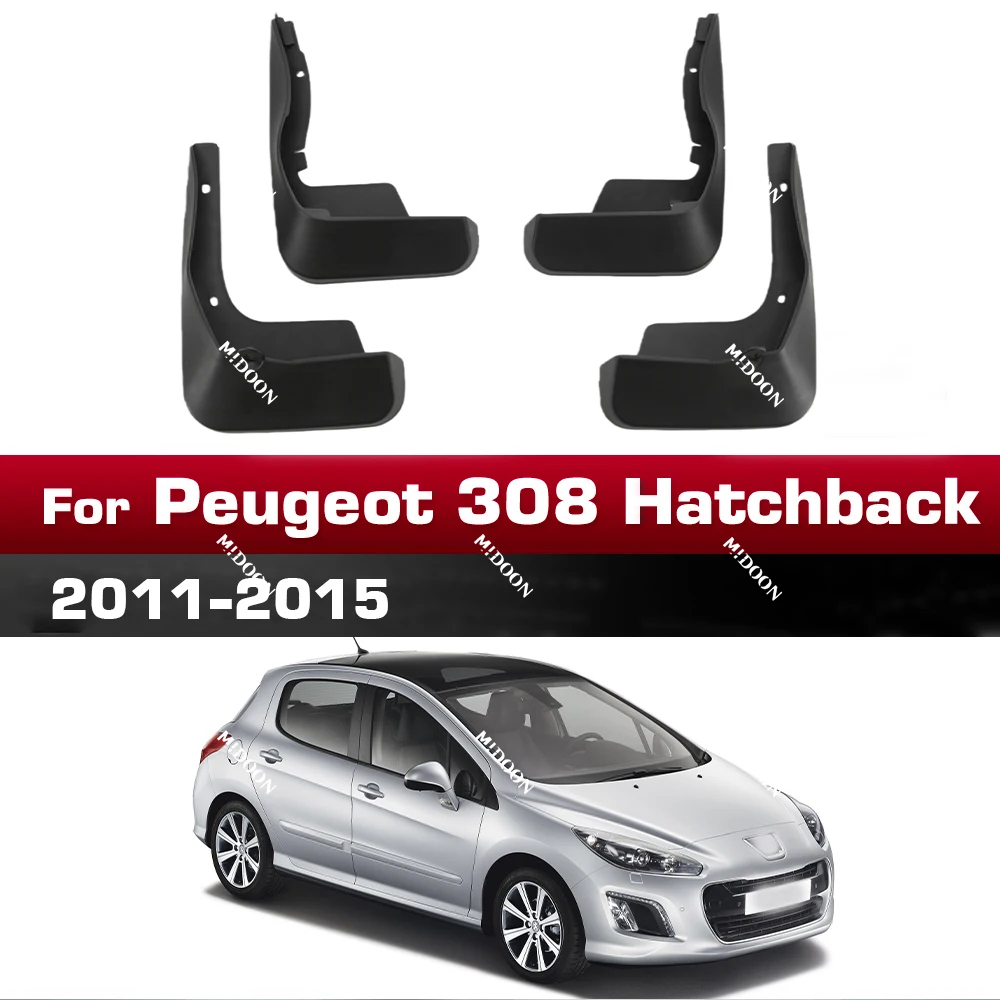 Für Peugeot 308 2011 2012 2013 2014 2015 Kotflügel Schmutzfänger Spritzschutz Schmutzschutzblenden Autozubehör