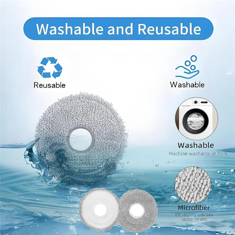 B47B-أكياس الغبار ومنصات الممسحة لاستبدال ECOVACS DEEBOT T50 Max / T50 Pro / T50 Omni / T50 Pro Omni أجزاء المكنسة الكهربائية