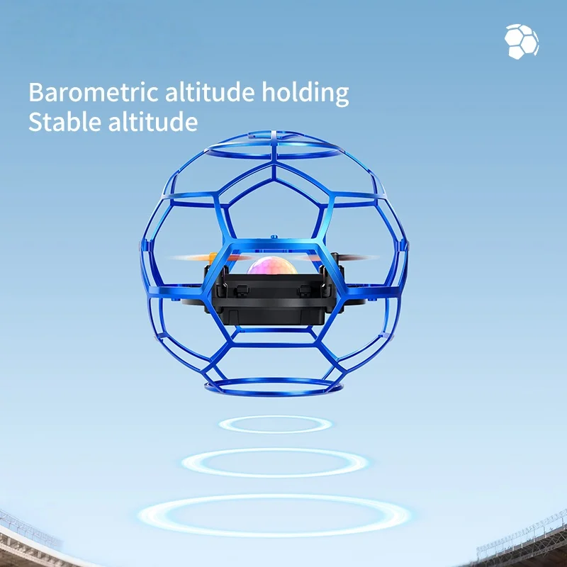 360° Flip Football Drone Stable Hover One-Touch Takeoff Headless Mode With Lights RC Aircraft Quadcopter Remote-Controlled Drone