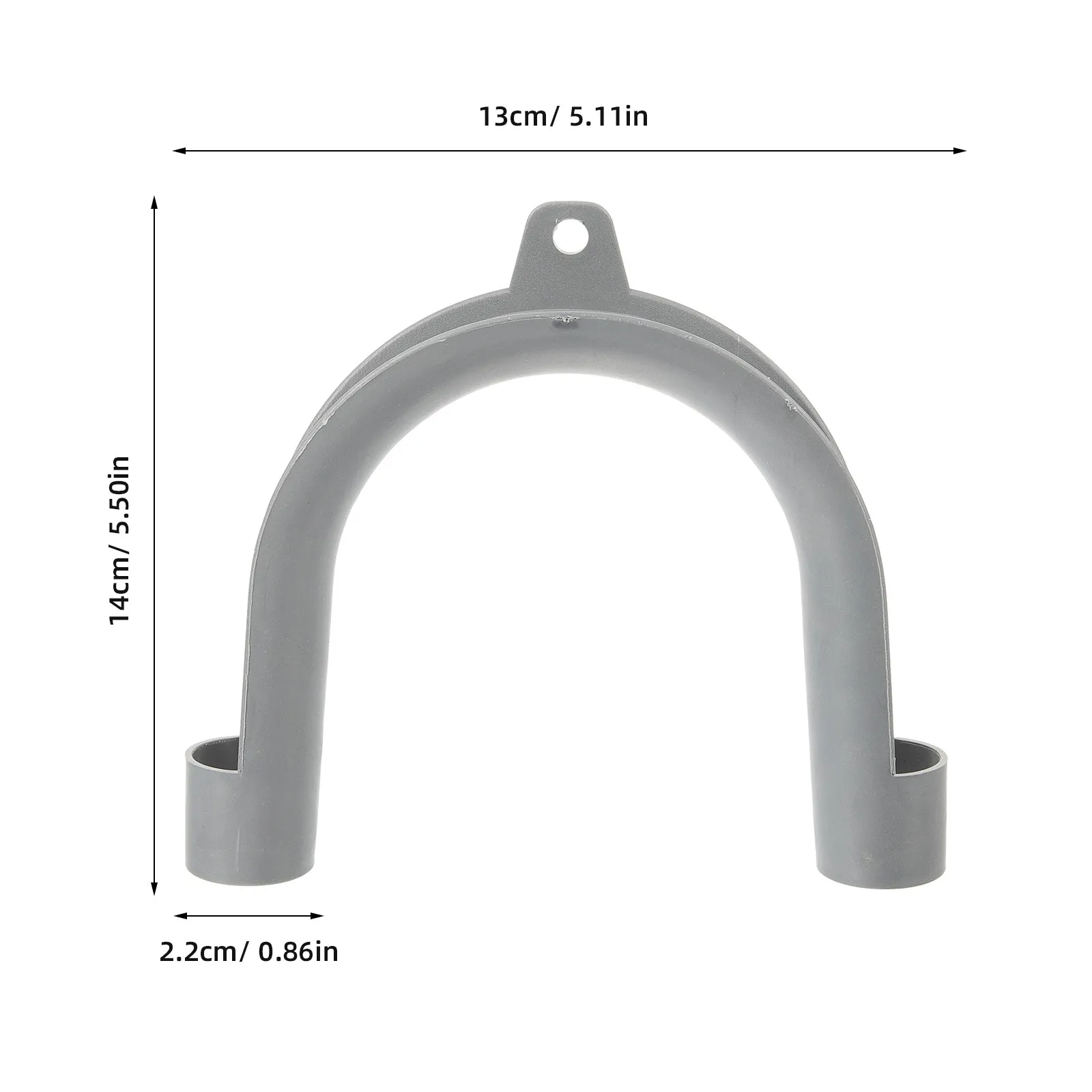 Washing Machine Drain Hose Holder Plastic U-Shaped Clip Stable Installation Hose Fixing Guide U Brackets for Mounting