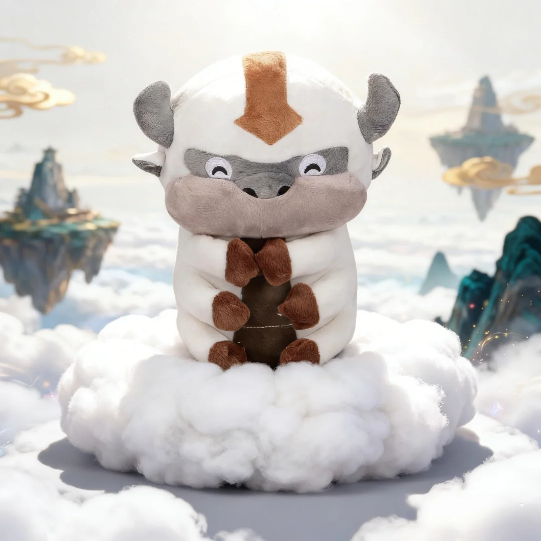 Cute Appa Plush Toy Anime Cartoon Peripheral Soft Stuffed Animal Plushie Collectible Birthday Xmas Gift for Kids Fans Home Decor