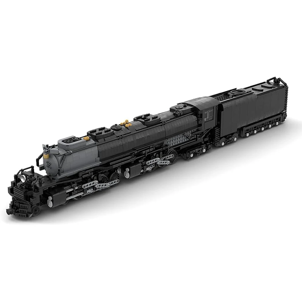 Moc Union Pacific Big Boy 4014 Steam Locomotive Building Blocks DIY Model Bricks Sets 4884 Train Toys Birthday Gift Kids Adult