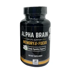 1 Bottle 30 Pills Alpha GPC Intelligence Capsule Promotes Brain Supplementation Vegetarianism Capsule Health Food