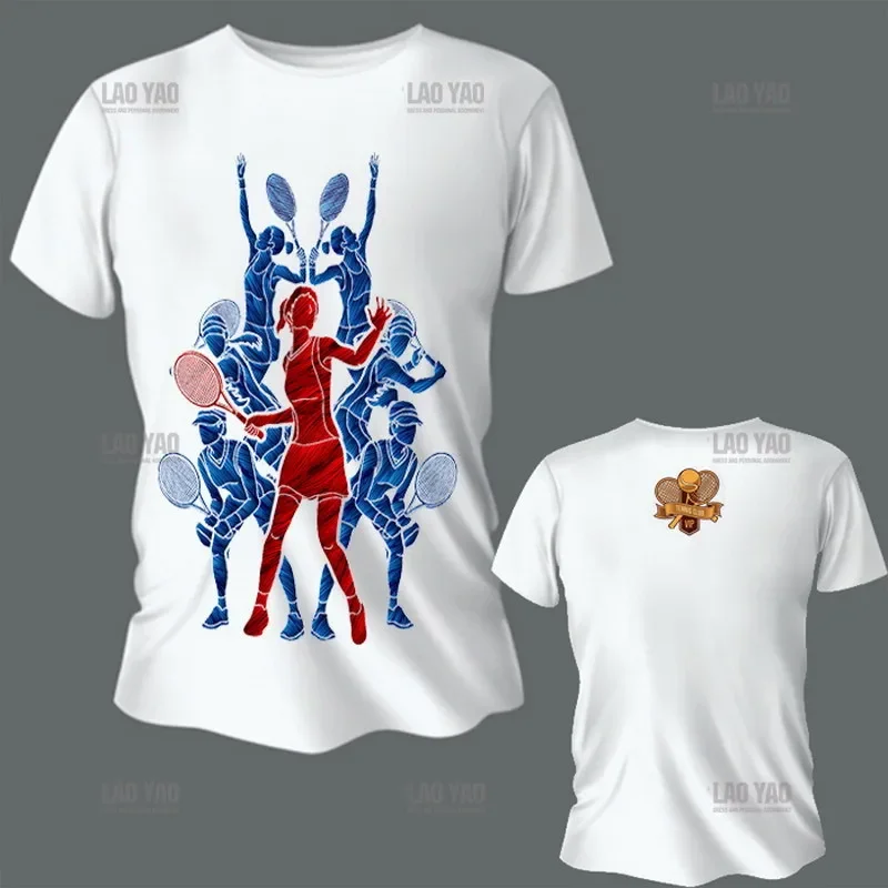 

Tennis Player Shirts for Unisex Shirt Padel -shirt Graphic Short Sleeve O-Neck Harajuku Camisetas Mujer Ho
