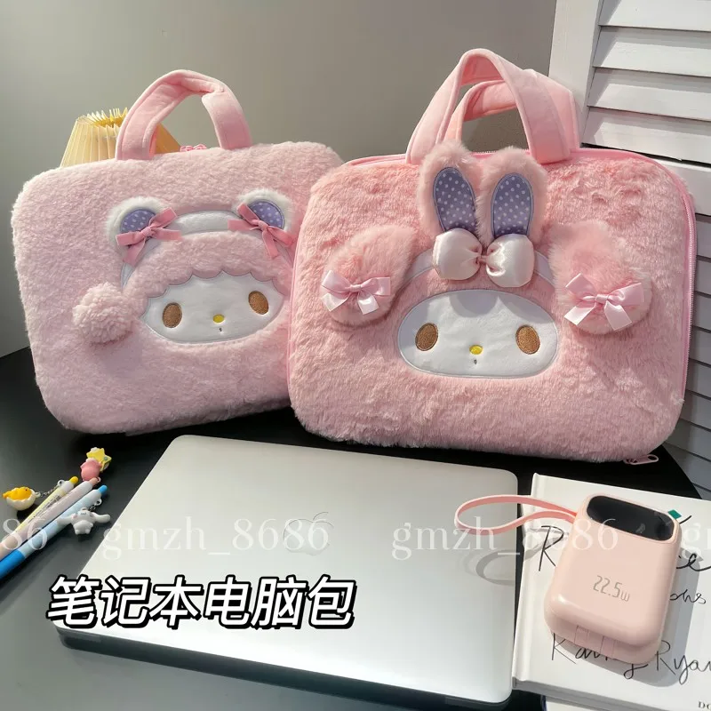

Xmas Gift Sanrio My Melody My Sweet Piano Laptop Bag Portable Handheld File Bag iPad Tablet Storage Bag