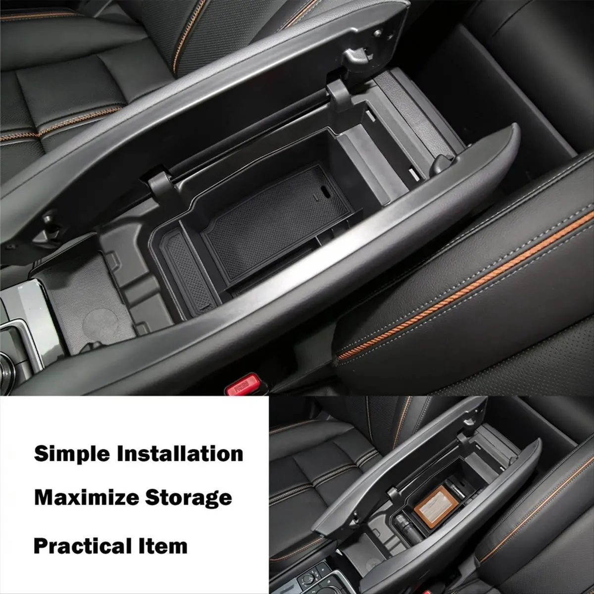 #33R (Black)Center Console Organizer Tray for Mazda CX-50 CX50 2023 2024,Automotive Parts & Accessories
