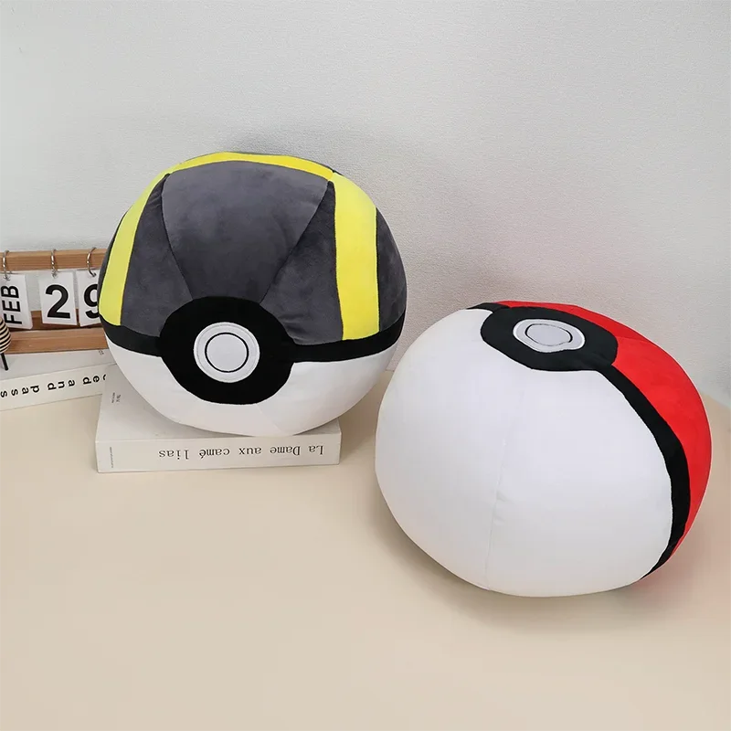 

Pokemon Plush Cushion Ultra Ball Master Ball Poke Ball Big Size Pokeball Cushion Pocket Monster Doll Bedroom