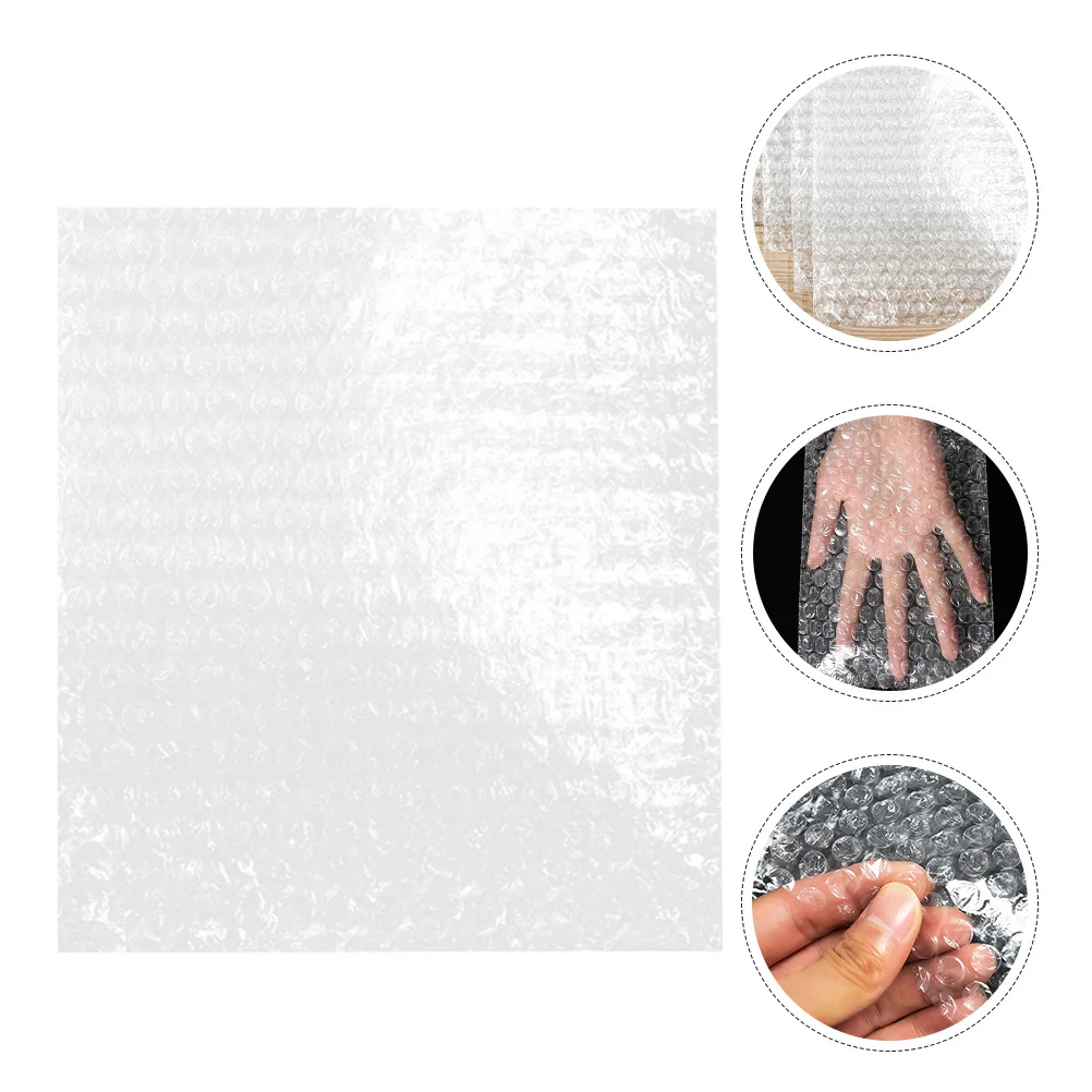 100Pcs Bubble Bags Double Wall Cushion Protective Pouch Clear Sheet Protector for Shipping Moving Storage Packing