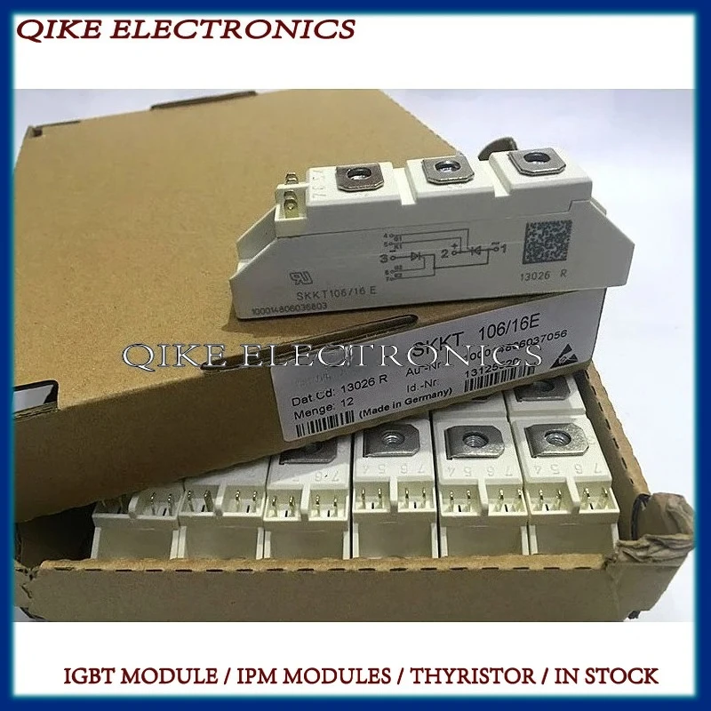 

SKKT107B16E SKKT106/16E SKKT106//18E SKKT106//14E SKKT106//12 SKKT105/16E SKKT105/12E NEW AND ORIGINAL IGBT MODULE IN STOCK