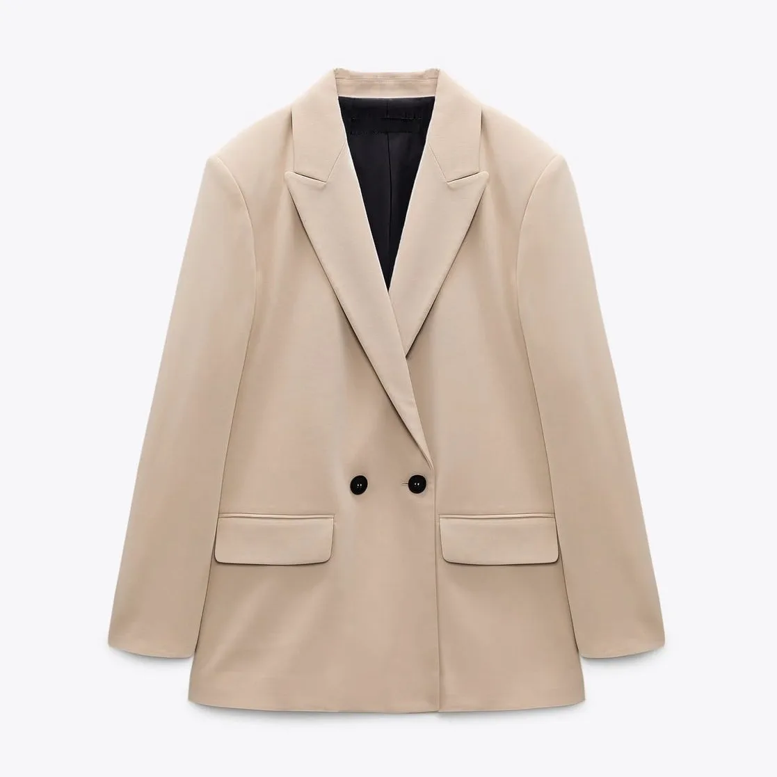 

Двубортный свободный костюм Bla для женщин, универсальный осенне-зимний костюм, Новое поступление Faion Sle, повседневная сцена, полиэстер...