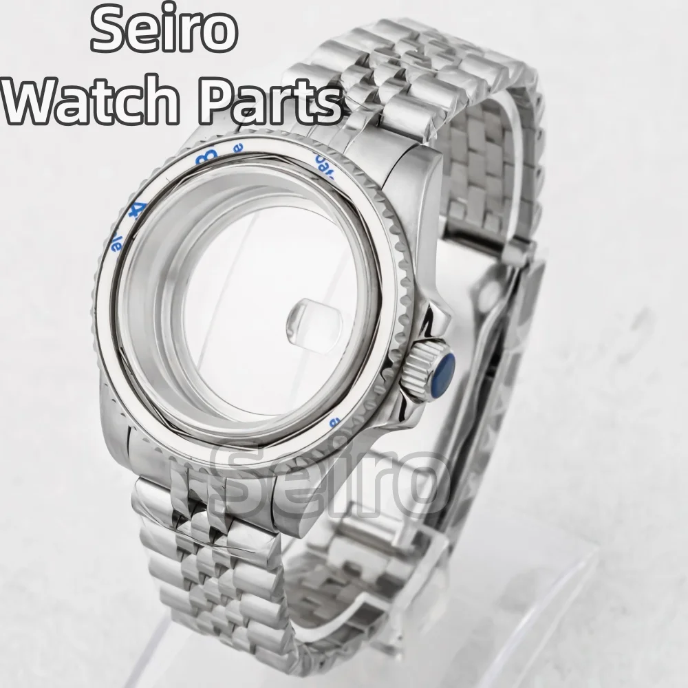 40 مللي متر 200 متر مقاوم للماء غواص ساعة حافظة الياقوت الزجاج ل SUB GMT يخت NH35 NH36 NH34 Miyota8215 2824 حركة اليوبيل حزام #3