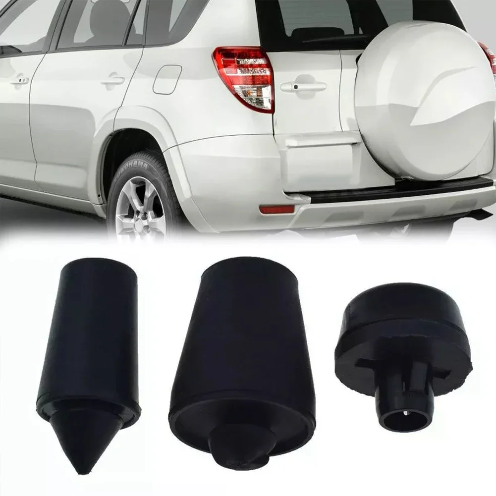 3PCS For Toyota For RAV4 09-12 Rear Damping Stopper Block Tailgate Rubber Buffer 90541-09108 67282-0R020 67293-0R020