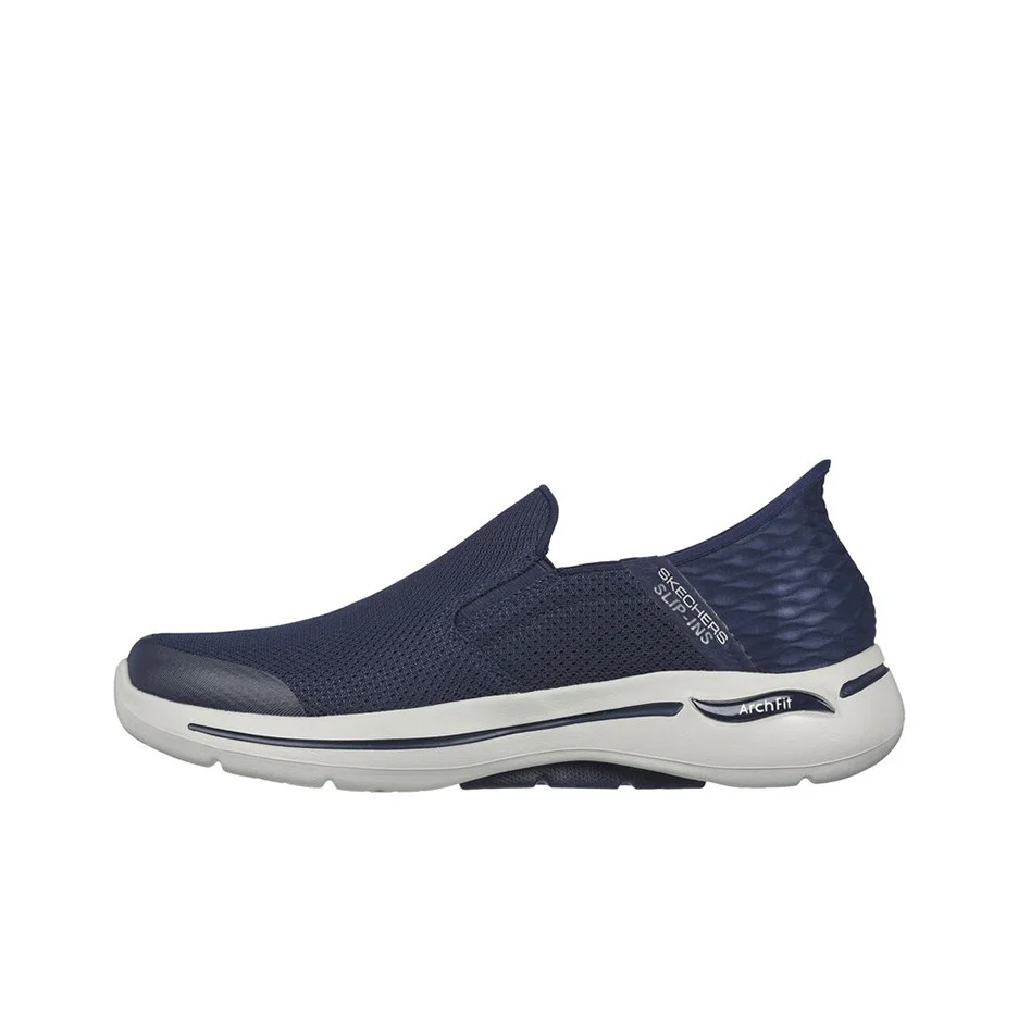 Skechers Go Walk Arch Fit Cushioning Abrasion Resistant Low top Casual Shoes Men's Blue 216259-NVY