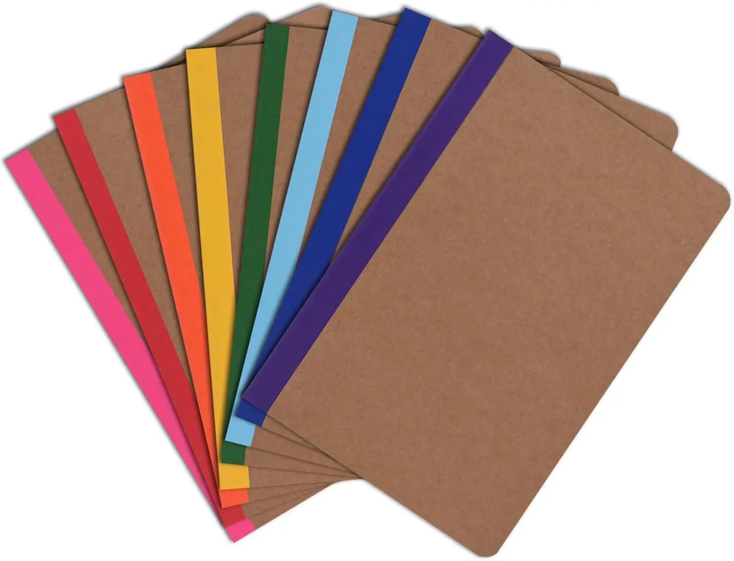 Colorful A5 Lined Notebooks Set of Eight