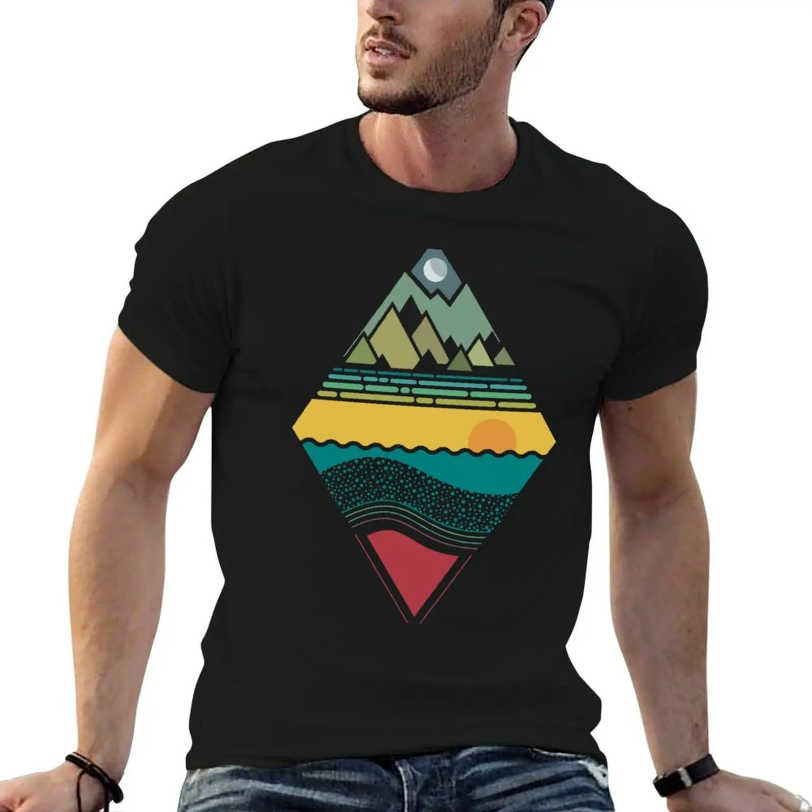 

Nature's Layers T-Shirt anime tshirt cotton t shirts man 100% t shirts for man pack white T-shirt