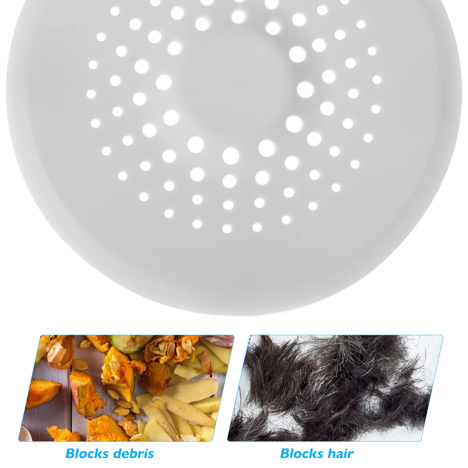 

2 pcs Shower Cover Hair Catcher Hair Catcher For Bathtub Sink Floor Drain Bathroom Essentials Bath Drain Stopper